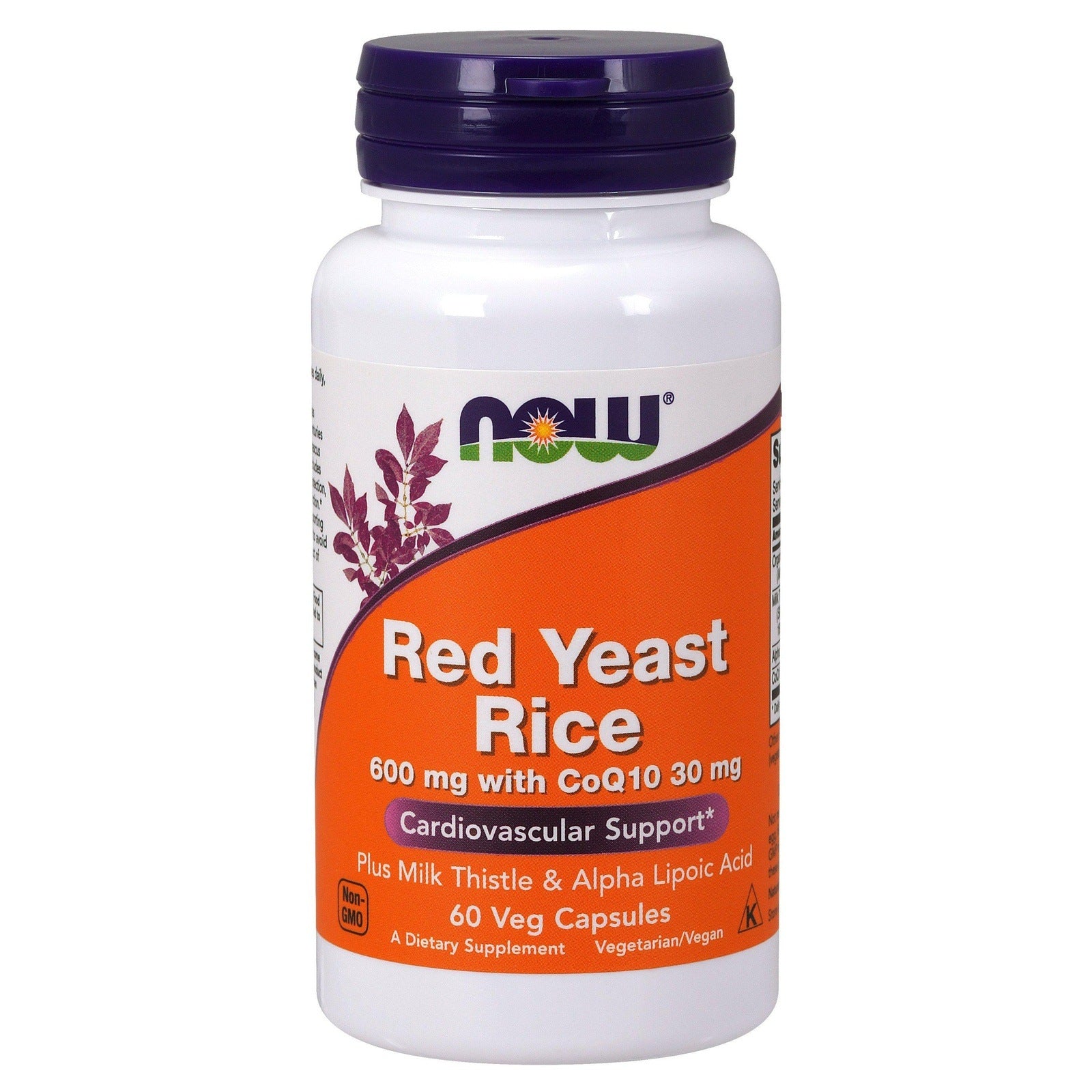 Now Foods, Red Yeast Rice w/ COQ10 600 mg - 60 Veg Capsules