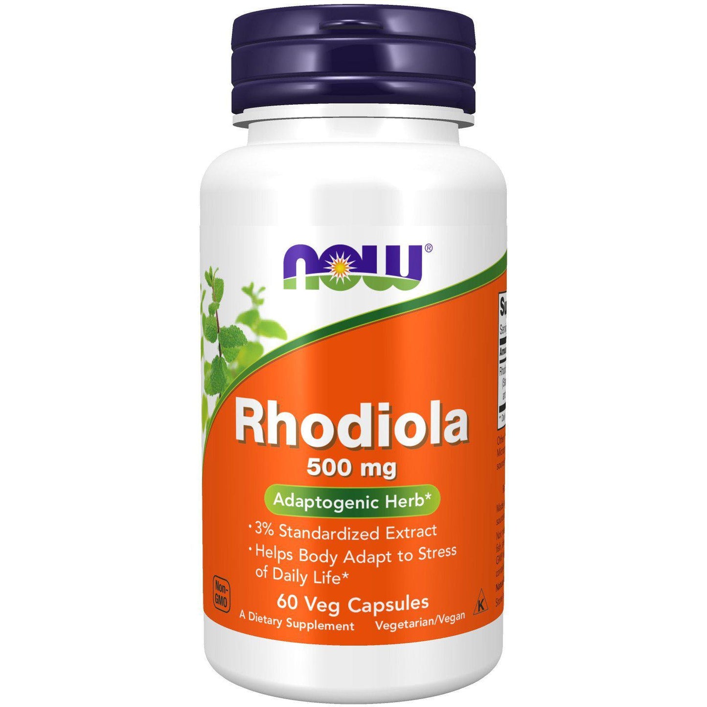 Now Foods, Rhodiola 3% Extract 500 mg. - 60 Veg Capsules