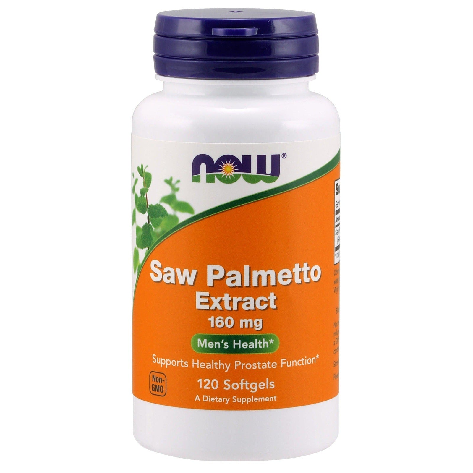 Now Foods, Saw Palmetto Double Strength 160 mg - 120 Softgels