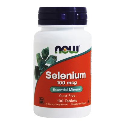 Now Foods, Selenium Yeast Free Vegetarian 100 mcg. - 100 Tablets