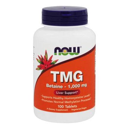 Now Foods, TMG Betaine 1000 mg, 100 Tablets