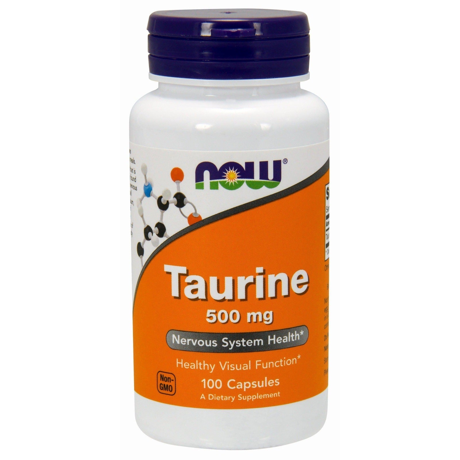 Now Foods, Taurine 500 mg - 100 Veg Capsules