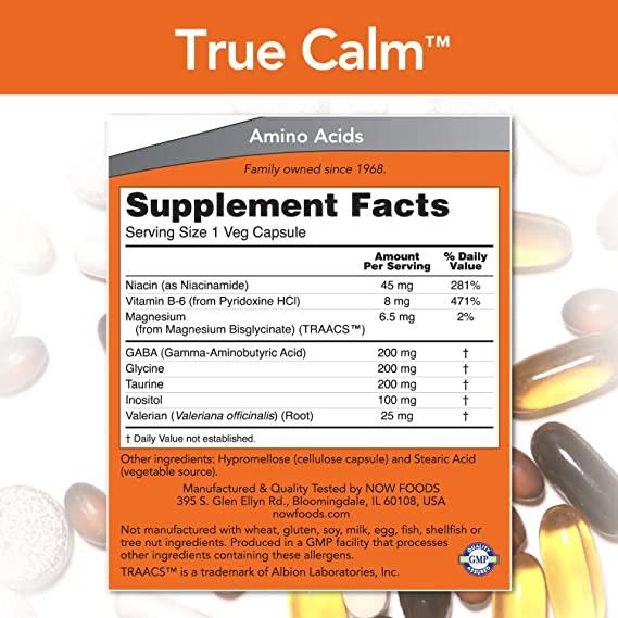 Now Foods, True Calm, 90 Veg Capsules