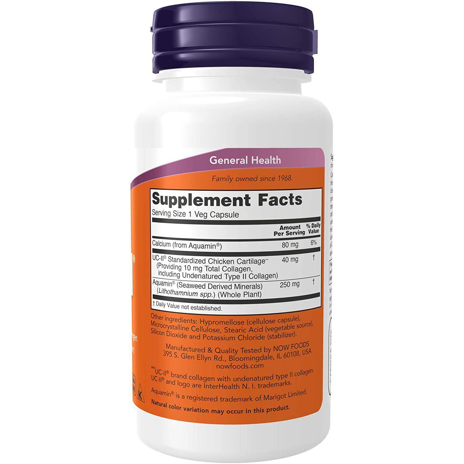 Now Foods, UC-II w/ Undenatured Type II Collagen, 120 Capsules