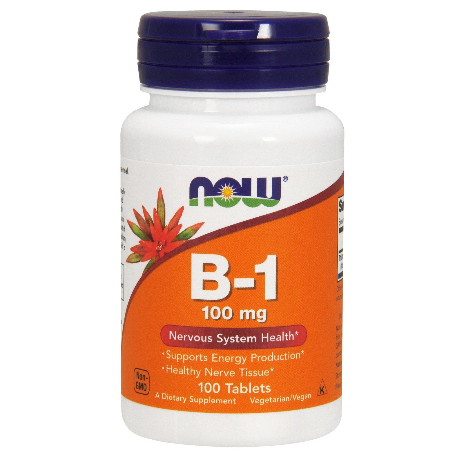 Now Foods, Vitamin B-1 Thiamine 100 mg, 100 Tablets