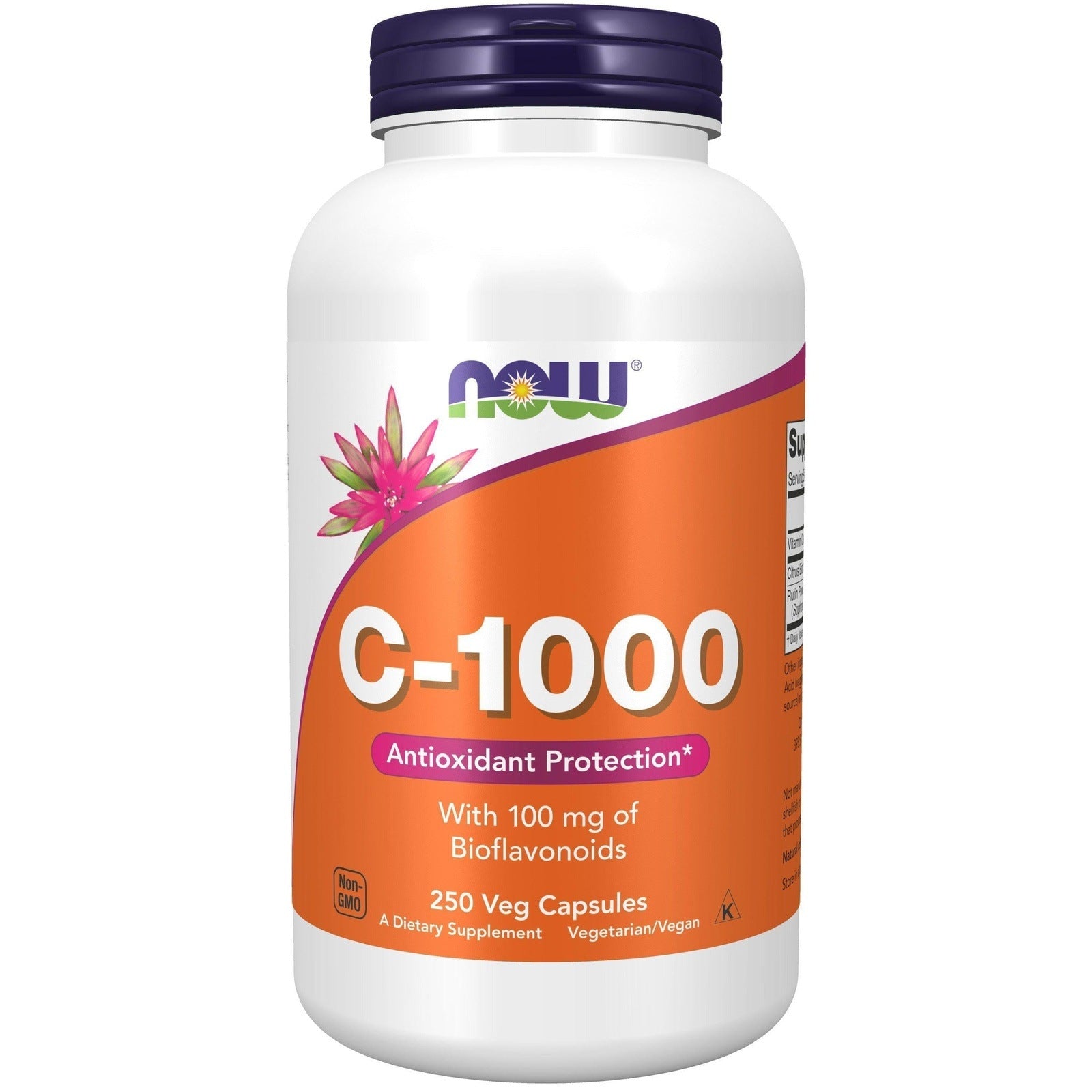 Now Foods, Vitamin C-1000 w/ Bioflavonoids, 250 Veg Capsules