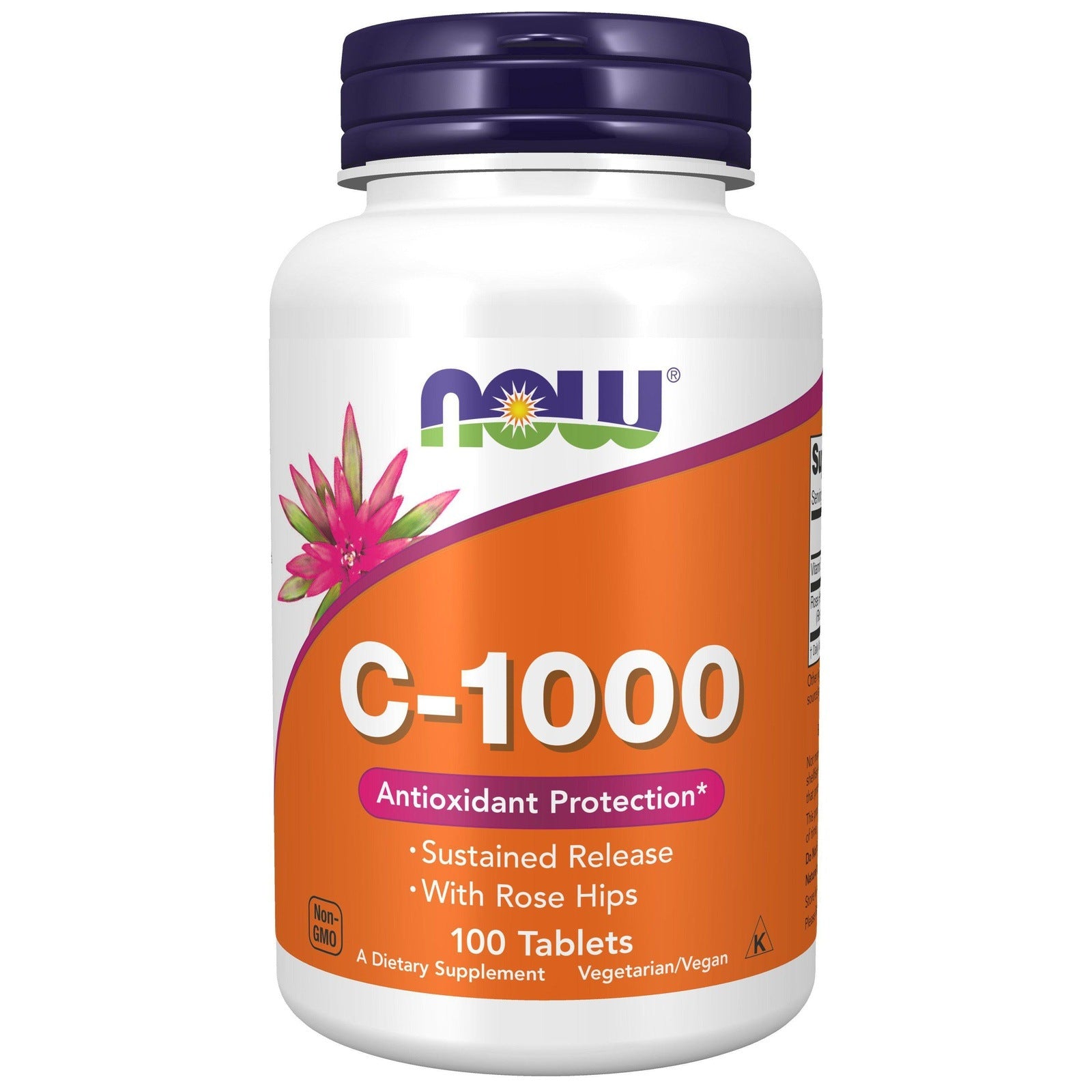 Now Foods, Vitamin C-1000 w/ Rose Hips, 100 Tablets