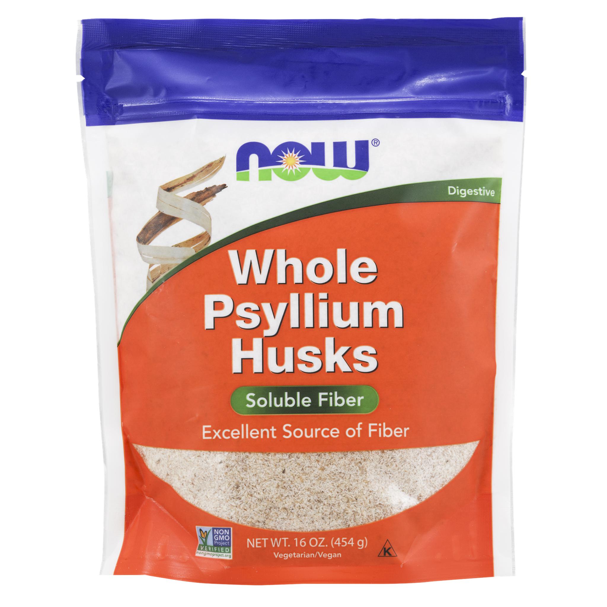 Now Foods, Whole Psyllium Husks - 1 LB