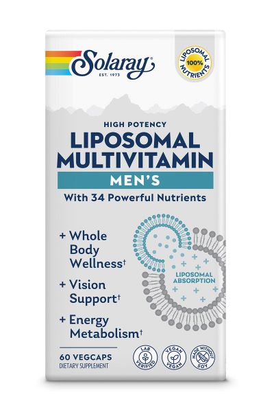 Solaray, Liposomal Multivitamin Men's, 60 Veg Capsules