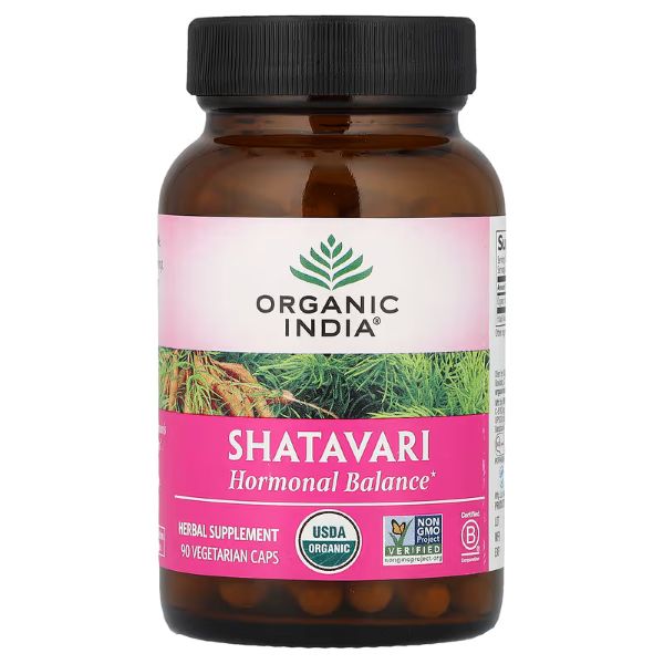 Organic India, Shatavari, 800 mg, 90 Vegetarian Caps 400 mg per Capsule