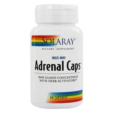 Solaray Adrenal Caps - 60 Capsules