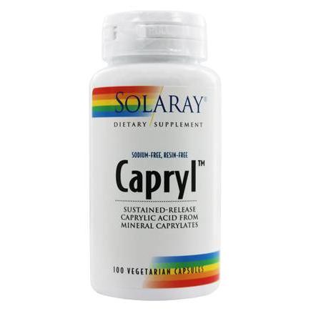 Solaray Capryl, Sodium-Free, Resin-Free, 100 VegCaps