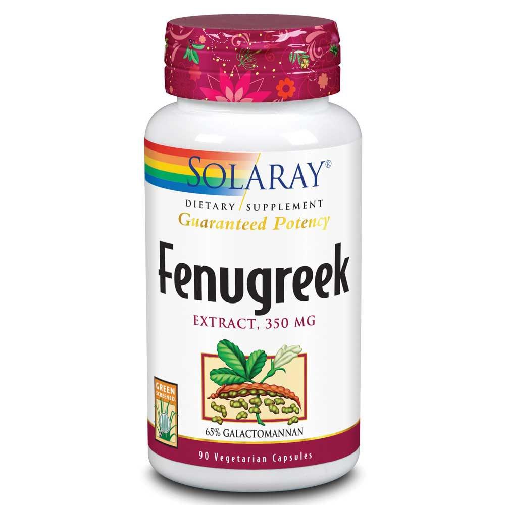 Solaray Fenugreek Extract 350 mg, 90 VegCaps