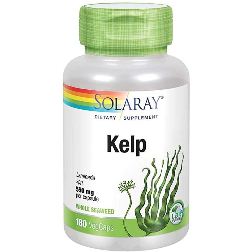 Solaray Kelp 550 mg, 180 VegCaps