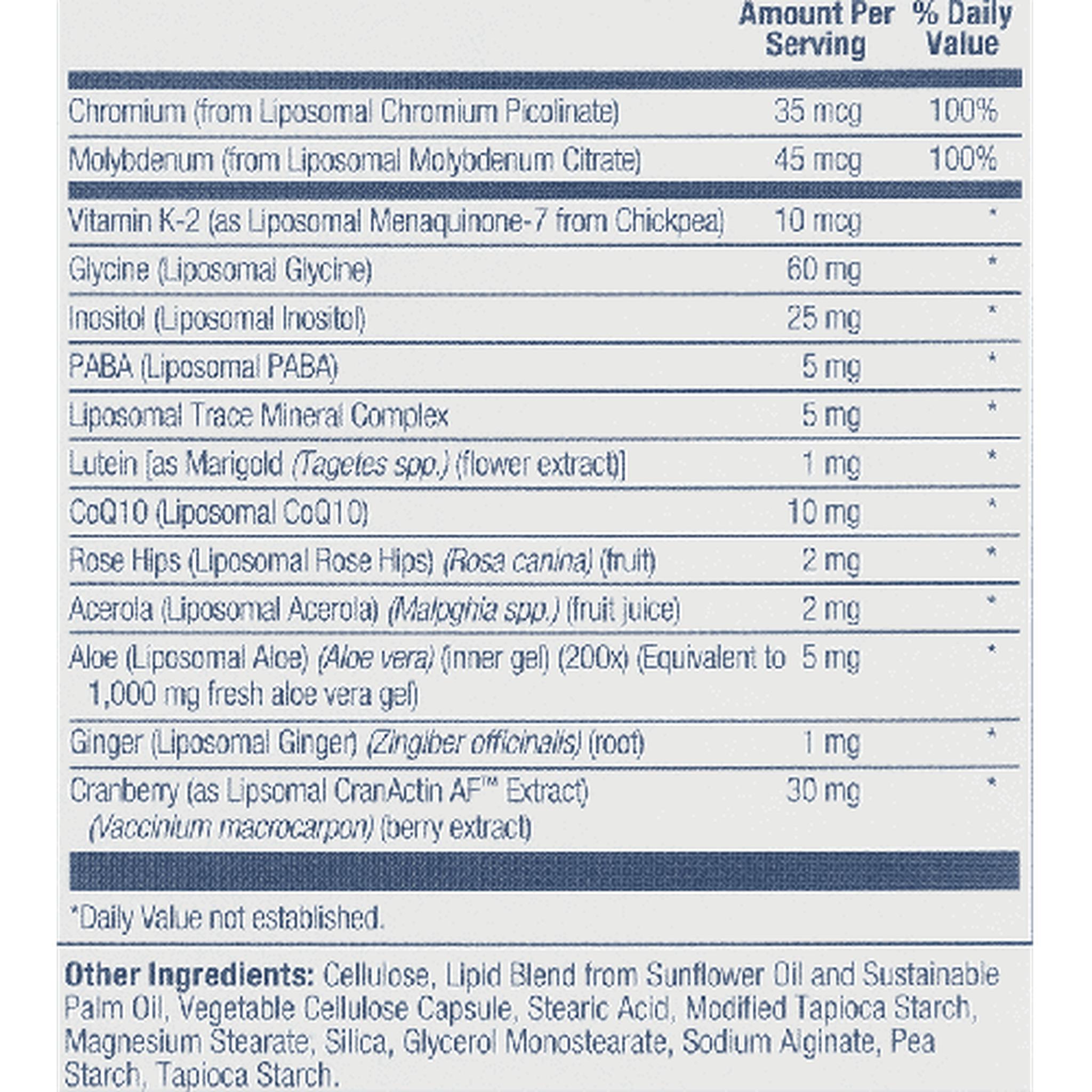 Solaray Liposomal Multivitamin Women's 50+, 60 VegCaps