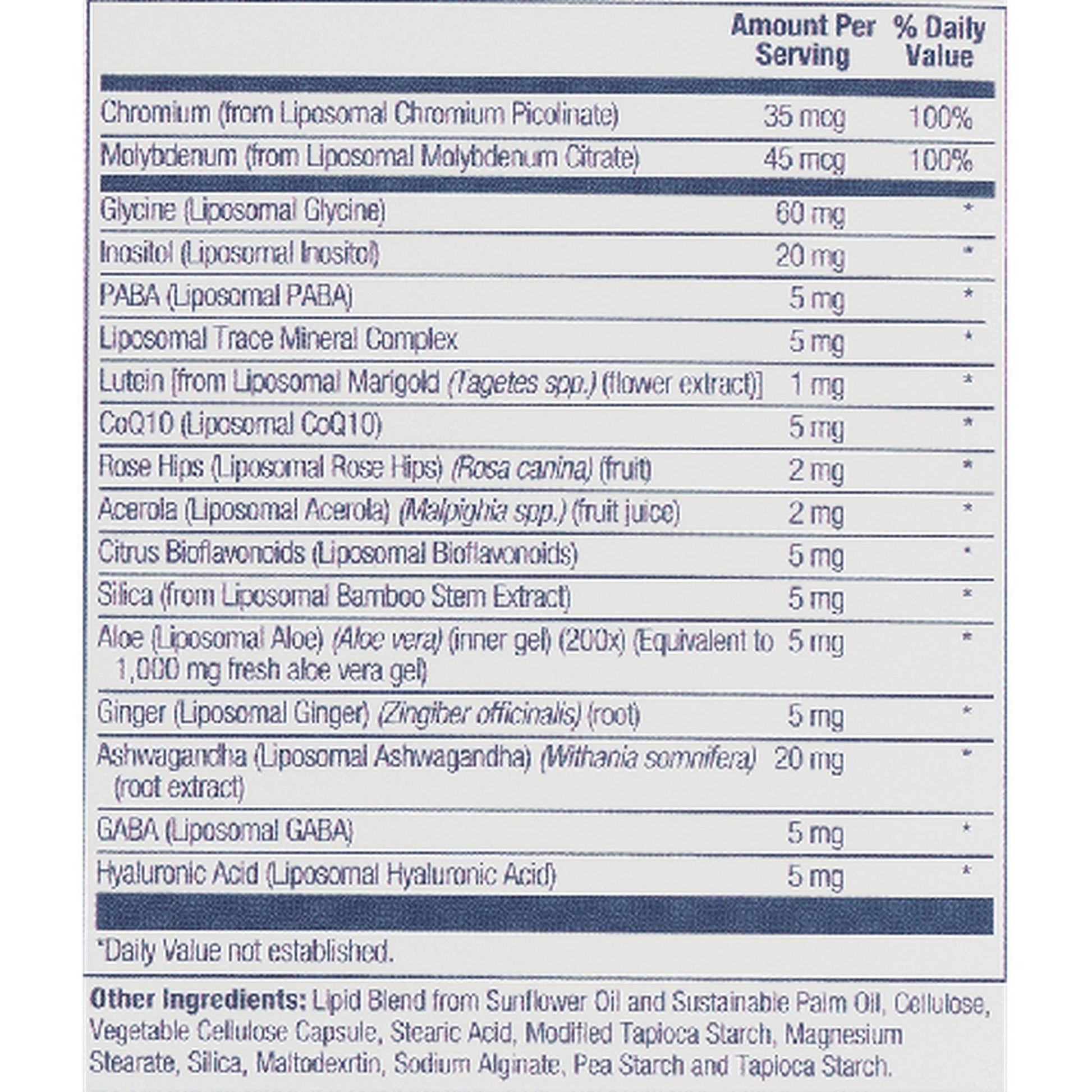 Solaray Liposomal Multivitamin Women's, 60 VegCaps