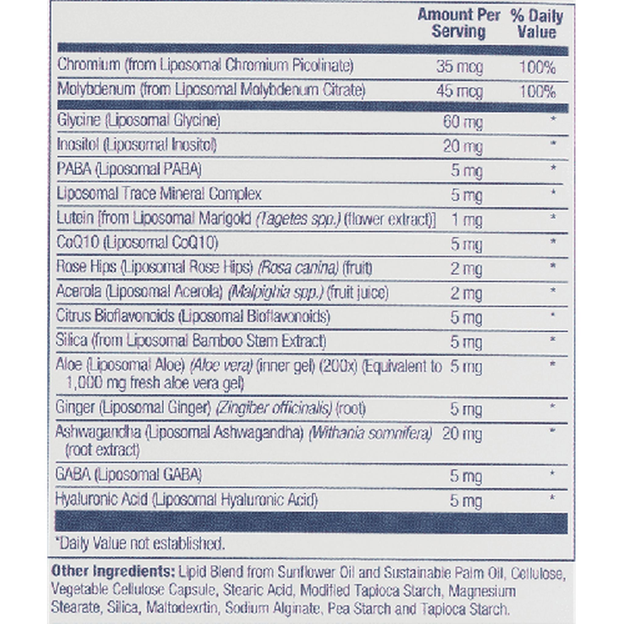 Solaray Liposomal Multivitamin Women's, 60 VegCaps