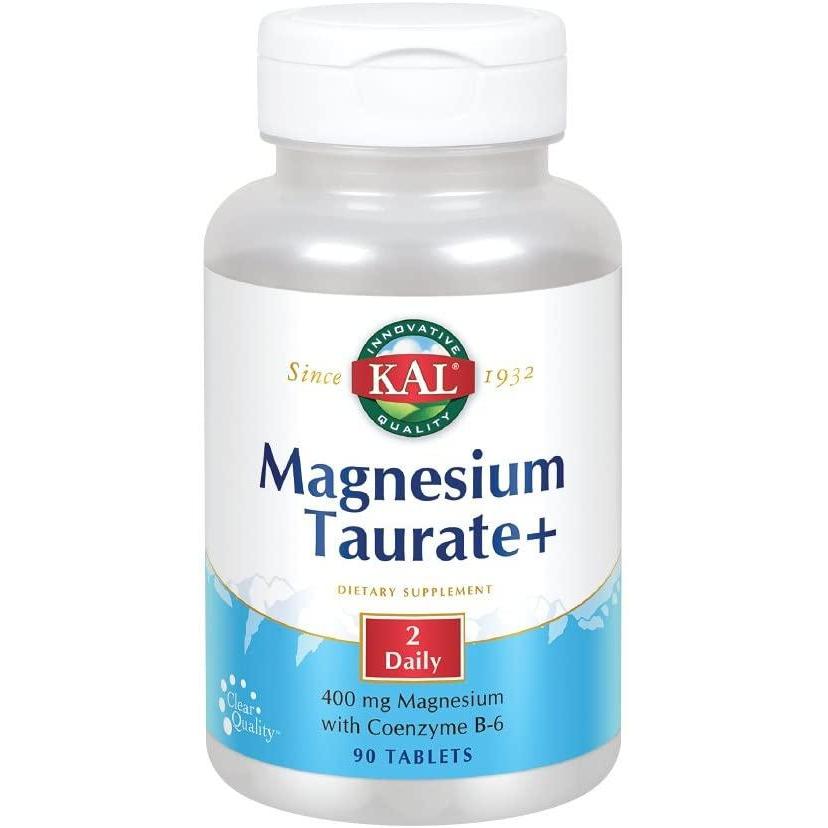 Solaray Magnesium Taurate+ 400 mg, 90 Tablets