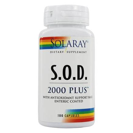 Solaray S.O.D. 2000 Plus, 100 Capsules