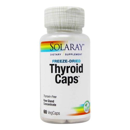 Solaray Thyroid Caps, 60 Veg Capsules