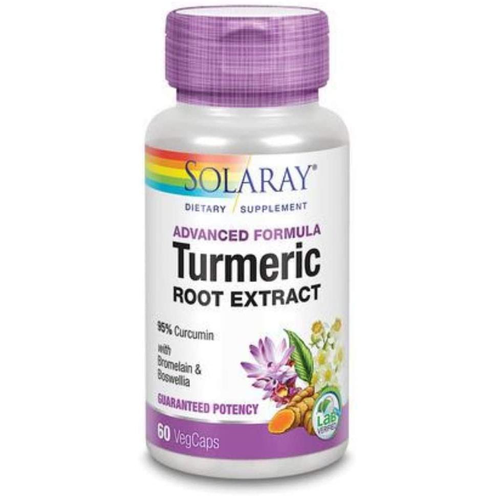 Solaray Turmeric Special Formula w/ Bromelain & Boswellia - 60 VegCaps