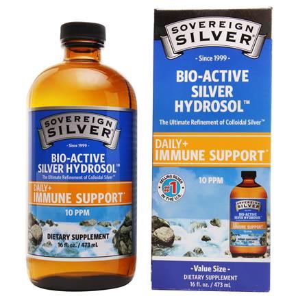 Sovereign Silver Bio-Active Silver Hydrosol, 10 ppm, 16 fl oz