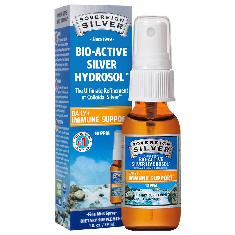 Sovereign Silver Bio-Active Silver Hydrosol Fine Mist Spray 10 Ppm - 2 fl oz