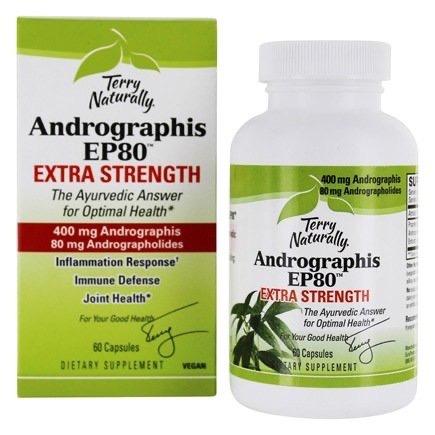 Terry Naturally Andrographis EP80 Extra Strength, 60 Capsules