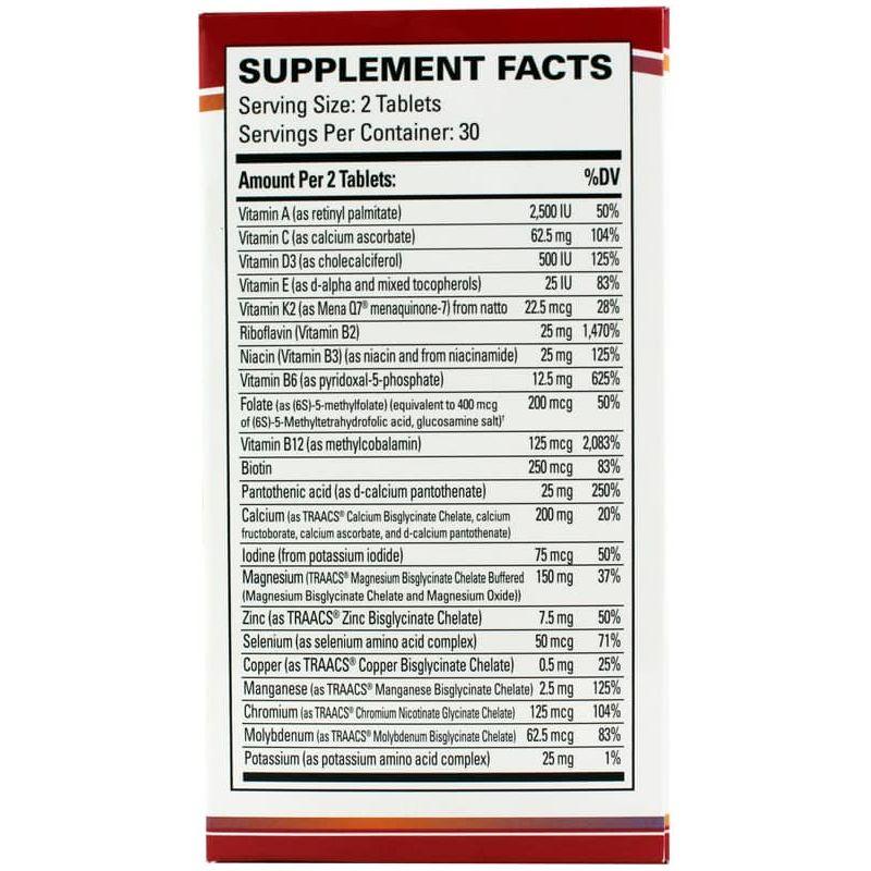 Terry Naturally Clinical Essentials Multi-Vitamin and Minerals, 120 Capsules