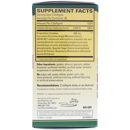 Terry Naturally CuraMed Brain, 60 Softgels
