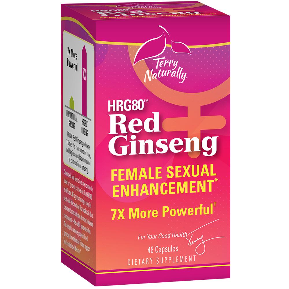 Terry Naturally HRG80 Red Ginseng Female Sexual Enhancement, 48 Capsules