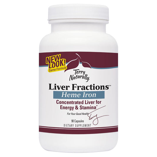 Terry Naturally Liver Fractions with Natural Hemme Iron, 90 Capsules