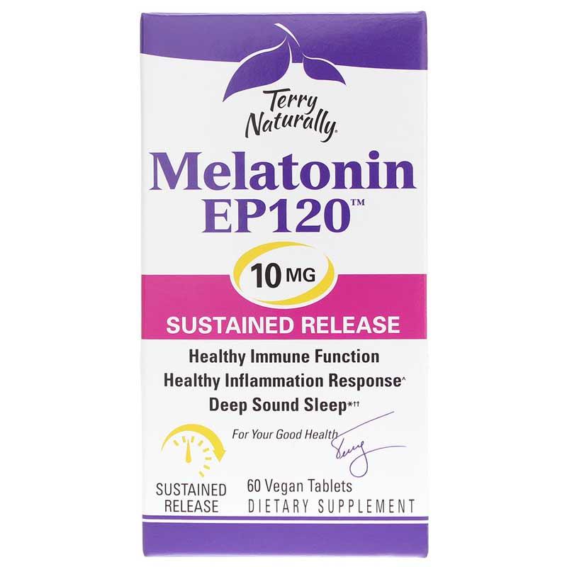 Terry Naturally Melatonin EP120 10mg, 60 Veg Tablets