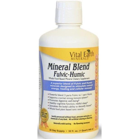 Vital Earth Minerals Fulvic-Humic Mineral Blend - 32 fl oz