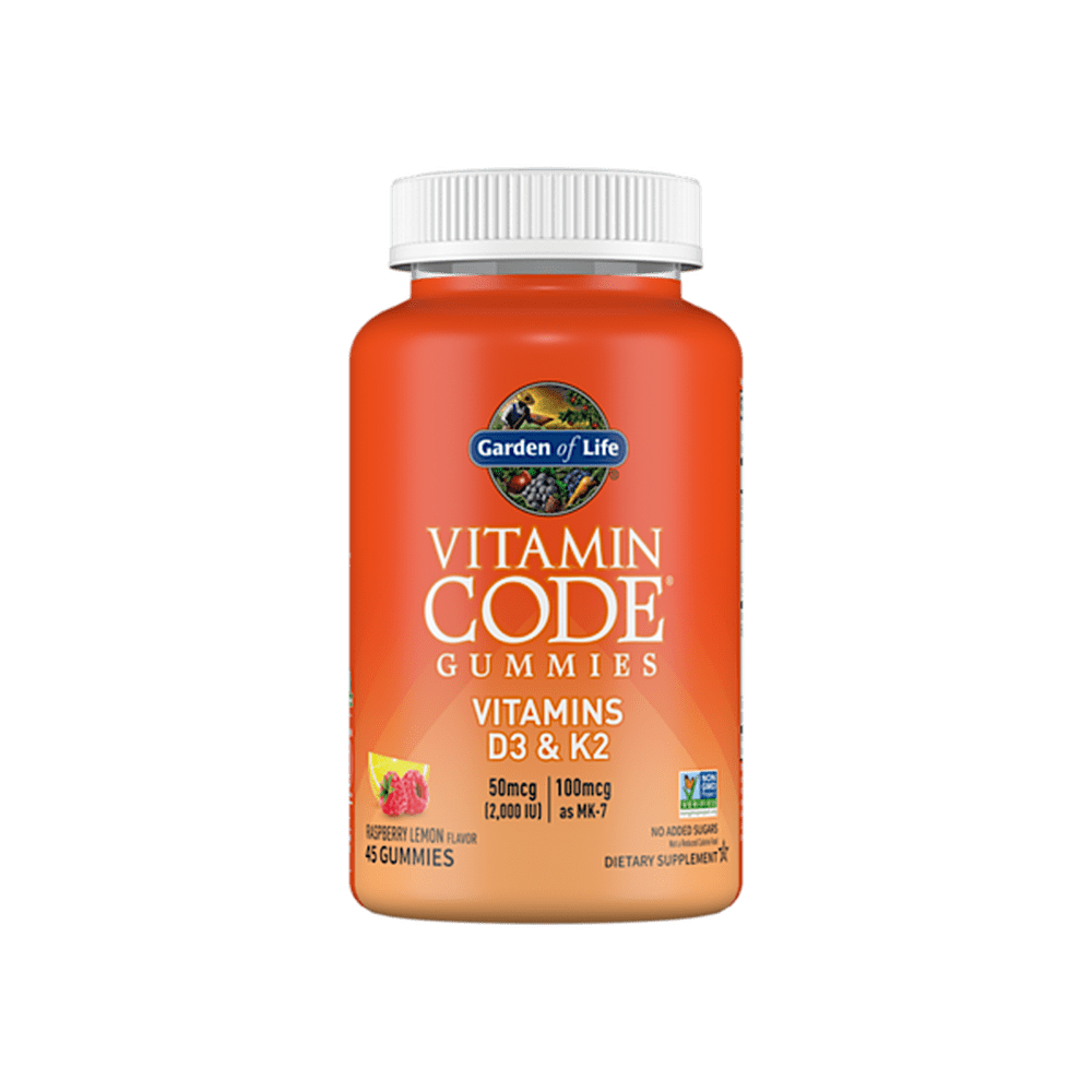 Vitamin Code Gummies Vitamins D3 & K2, 45 Gummies