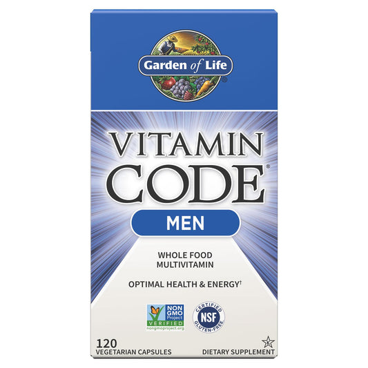 Vitamin Code Men Whole Food Multivitamin - 120 Veg Capsules