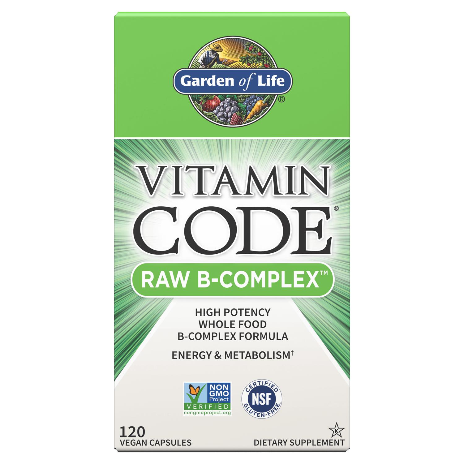 Vitamin Code Raw B-Complex, 120 Veg Capsules