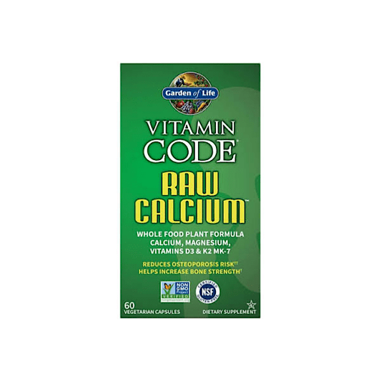 Vitamin Code Raw Calcium, Veg Capsules