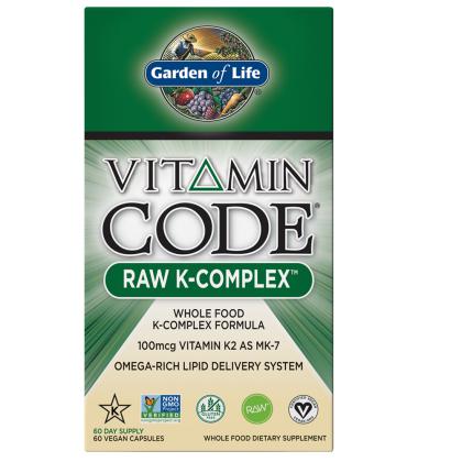 Vitamin Code Raw K-Complex, 60 Veg Capsules