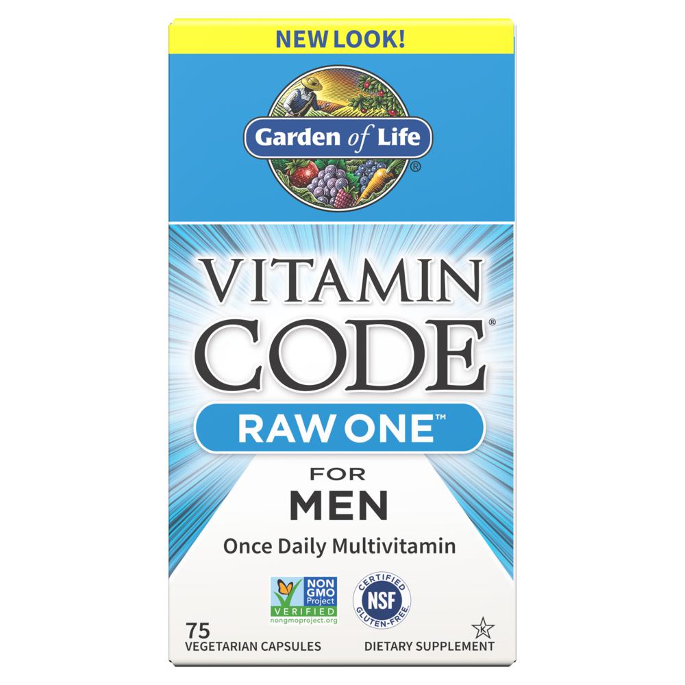 Vitamin Code Raw One for Men, 75 Veg Capsules