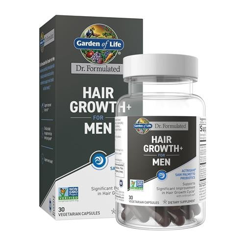 Garden Of Life, Dr. Formulated, Hair Growth+ For Men, 30 VegCaps