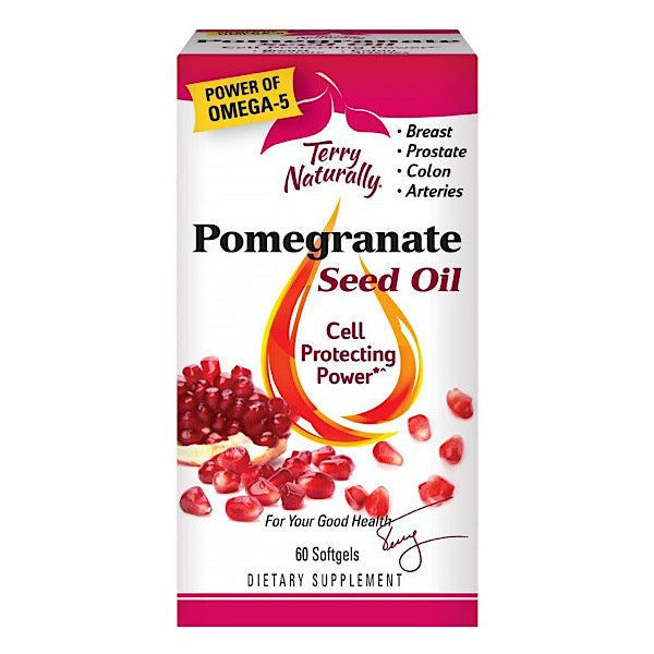 Terry Naturally Pomegranate Seed Oil - 60 Softgels