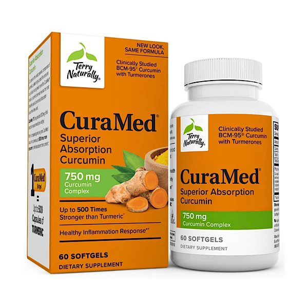 Terry Naturally CuraMed 750 mg w/ BCM-95, 60 Softgels