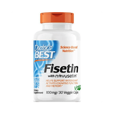 Doctors Best, Fisetin 100mg, 30 Veg Capsules