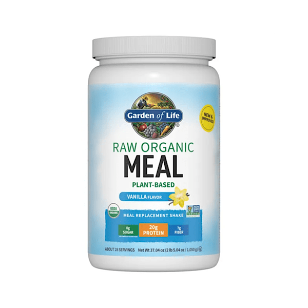 Garden of Life RAW Organic Meal Vanilla, 33.5 oz Powder