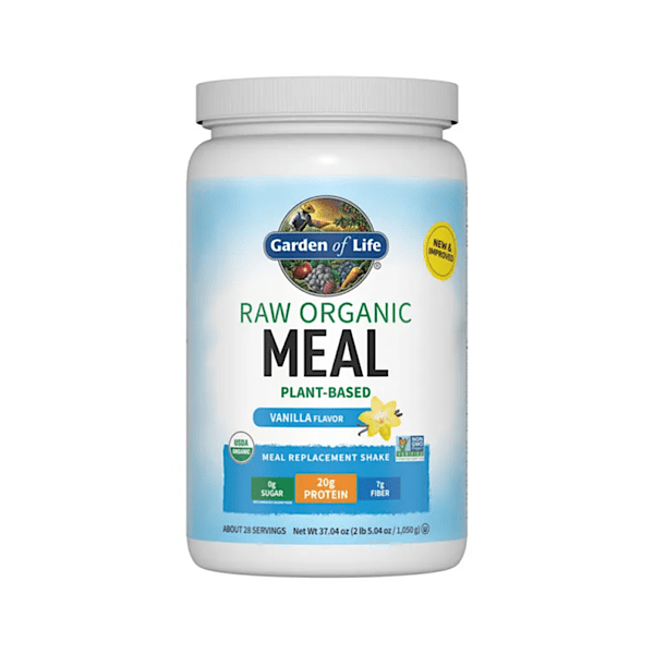 Garden of Life RAW Organic Meal Vanilla, 33.5 oz Powder