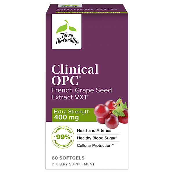 Terry Naturally Clinical OPC, Extra Strength, 400 mg, 60 Softgels