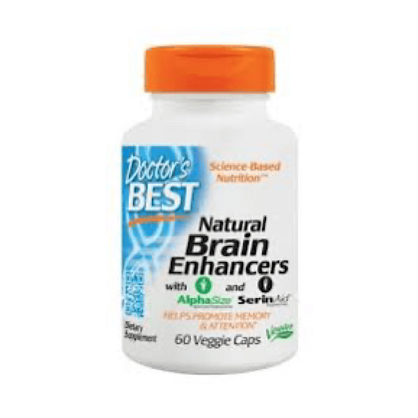 Doctors Best, Natural Brain Enhancers, 60 Veg Capsules