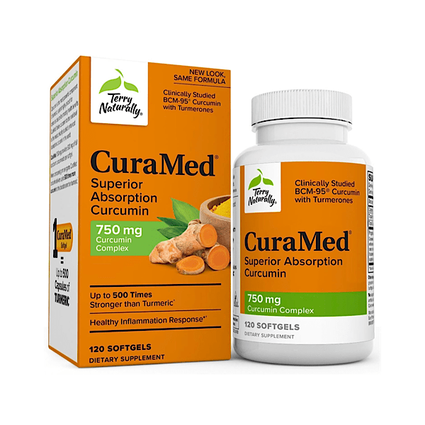 Terry Naturally CuraMed 750 mg w/ BCM-95, 120 Softgels