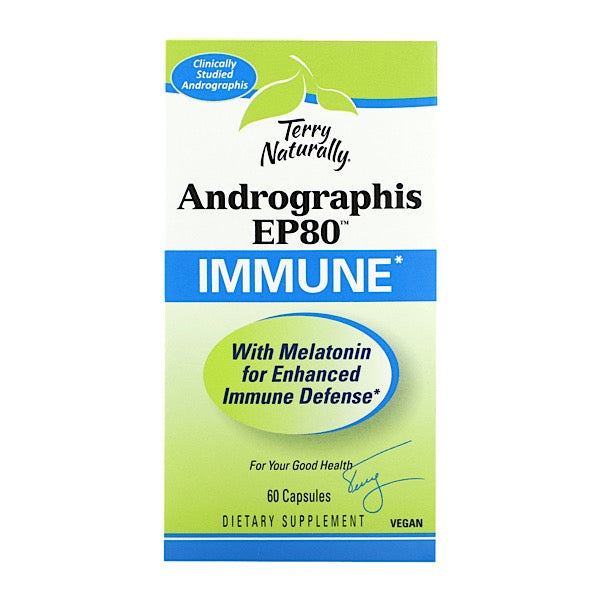 Terry Naturally Andrographis EP80 Immune - 60 Capsules